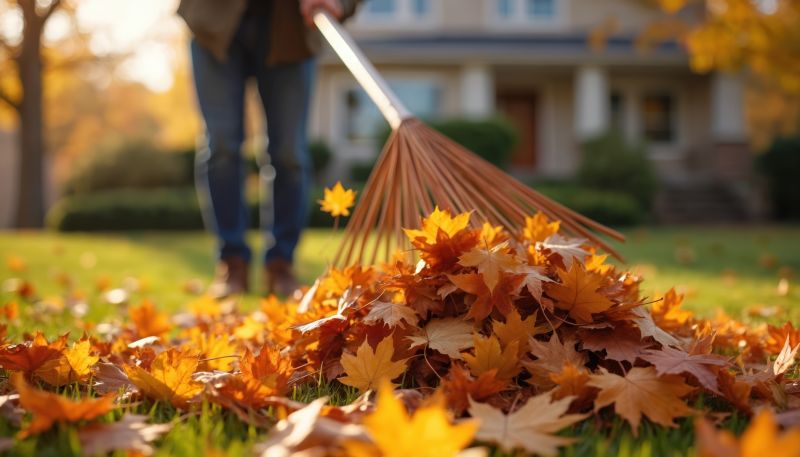 leaf removal and fall cleanup